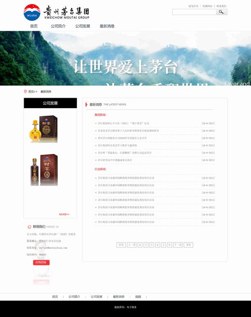 HTML5與HBuilder實(shí)戰(zhàn) 打造高仿茅臺集團(tuán)網(wǎng)頁設(shè)計大作業(yè)